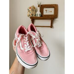 Vans pink old skool shoes - size missy 4